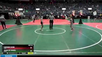 100 lbs Quarterfinal - Marcus Nagel, DWC3 vs Cayden Svab, JTCA