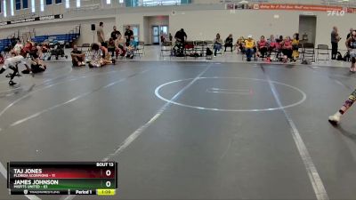 130 lbs Round 5 (6 Team) - Taj Jones, Florida Scorpions vs James Johnson, Misfits United