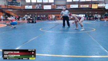 152 lbs Quarterfinal - Bud Stonebraker, McCall- Donnelly vs Stockton Young, Weiser