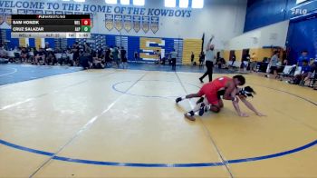 144 lbs Round 1 (8 Team) - Sam Honzik, Wellington vs Cruz Salazar, Alpha WC