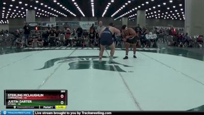 285 lbs Quarters & 1st Wb (16 Team) - Justin Darter, Ottawa vs Sterling McLaughlin, Cornerstone