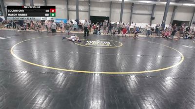 62 lbs Consi Of 4 - Colton Orr, Dillsburg vs Mason Haines, Lewistown