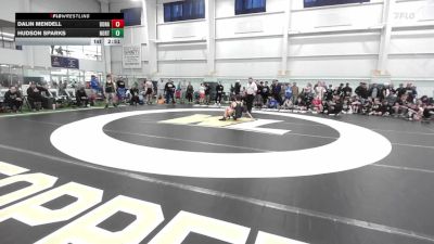 126 lbs Round Robin 1 - Dalin Mendell, Donahue Wrestling Academy - MS vs Hudson Sparks, Northern Elite 2-MS