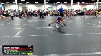 96 lbs Round 1 (4 Team) - Tommy Wurster, POWA vs Tristan Thompson, 84 Athletes