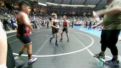 105 lbs Round Of 16 - Barrett Redeagle, Salina Wrestling Club vs Hailey Miller, Ponca City Wrestling