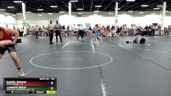 130 lbs Cons. Round 3 - Daniel Roman, Roman Legion vs Connor Reich, Delmarva Wrestling Club