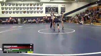 106 lbs Quarterfinal - Zachary Bergman, Anthony Wayne vs Giovanni Duniec, St. Ignatius