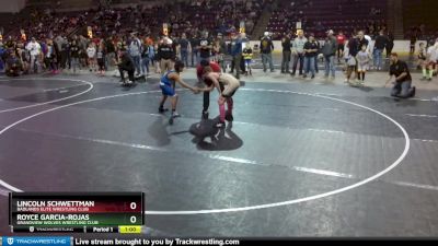 98-105 lbs Round 2 - Lincoln Schwettman, Badlands Elite Wrestling Club vs Royce Garcia-Rojas, Grandview Wolves Wrestling Club