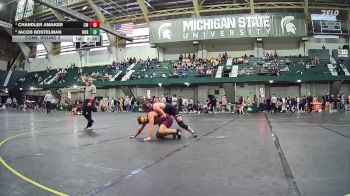165 lbs Cons. Round 3 - Chandler Amaker, Central Michigan vs Jacob Bostelman, Northwestern