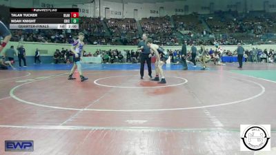 133 lbs Quarterfinal - Talan Tucker, Blanchard High School vs Noah Knight, Chickasha Wrestling