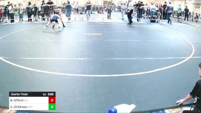 58 lbs Quarterfinal - Beau Gifford, Atc vs Cayson Childress, Central Coast Most Wanted