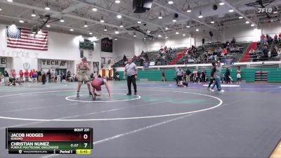 190 lbs Consolation Bracket - Jacob Hodges, Kokomo vs Christian Nunez, Purdue Polytechnic Englewood