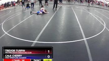 97 lbs Round 1 - Trevor Turpin, Millard South Wrestling Club vs Cale Cherry, MWC Wrestling Academy