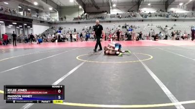 105 lbs Round 4 - Rylee Jones, MO West Championship Wrestling Club vs Madison Haney, GTH Wrestling