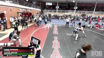 145 lbs Champ. Round 1 - Tyson Peterson, Arlington vs Samuel Kincaid, Gonzaga Prep