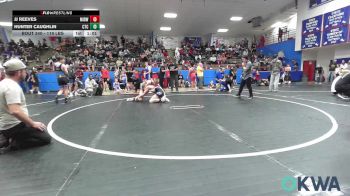 119 lbs Semifinal - Jj Reeves, Midwest City Bombers Youth Wrestling Club vs Hunter Caughlin, Cleveland Takedown