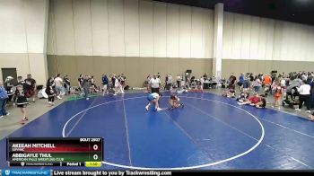 115 lbs Round 1 - Akeeah Mitchell, SJF/HAC vs Abbigayle Thul, American Falls Wrestling Club