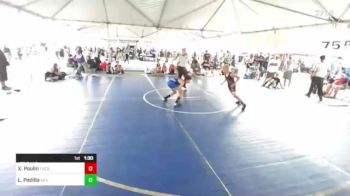 83 lbs Rr Rnd 3 - Xander Poulin, Tucson Pride WC vs Logan Padilla, Silverback WC