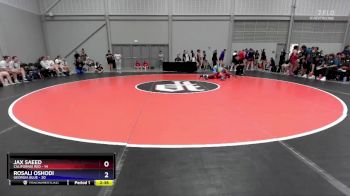 235 lbs Quarters & 1st Wb (16 Team) - Jax Saeed, California Red vs Rosali Oshodi, Georgia Blue