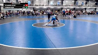 Elite 133 lbs Semifinal - Te`Andre Allen, Quincy vs Connor Kidd, Luther