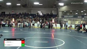 130 lbs Champ. Round 2 - Jordon Oehme, Legends Of Gold vs Ethan Lipsey, Minion