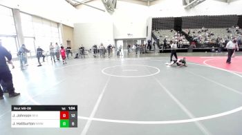 65 lbs Quarterfinal - Jett Johnson, Revival Orange vs Jamen Haliburton, Steel Valley Knights