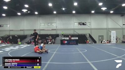 144 lbs Placement Matches (16 Team) - Jalynn Patino, Texas Blue vs Diann Smith, Minnesota Red