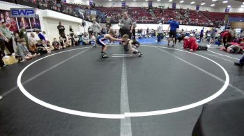 67 lbs 3rd Place - Brady Boles, Mustang Bronco Wrestling Club vs Colter Hale, BullTrained