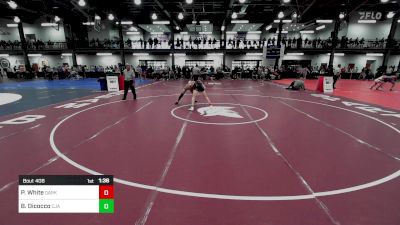 118B lbs Semifinal - Preston White, Darkhorse Wrestling vs Beniamino Dicocco, Cja