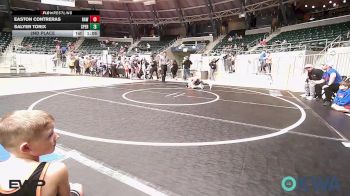 70 lbs 2nd Place - Easton Contreras, Raw Wrestling Club vs Salyer Torix, Sperry Wrestling Club