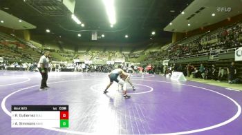 140 lbs Consolation - Roman Gutierrez, Bullard vs Aiden Simmons, Bakersfield