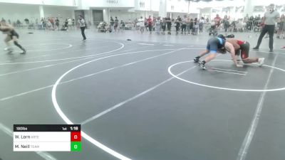 190 lbs Round Of 16 - Wesley Lorn, Artesia Wrestling vs Morgan Neill, Team Aggression