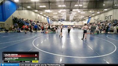 120 lbs Cons. Round 2 - Caleb Griffin, Northside Wrestling Club vs Jackson Price, Lakeridge Jr High