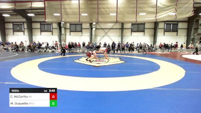 165 lbs Consi Of 8 #2 - Chris McCarthy, Rhode Island College vs Matthew Duquette, Springfield