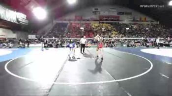 4A 120 lbs Cons. Round 2 - Jose Contreras, Minico vs Hunter Bidiman, Caldwell