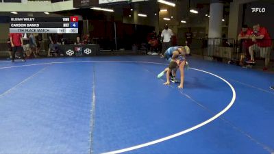 92 lbs 7th Place Match - Elijah Wiley, Treehouse Wrestling vs Carson Banks, Midwest Xtreme