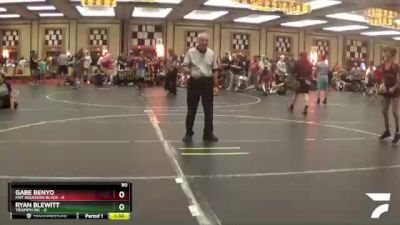 90 lbs Round 3 (6 Team) - Gabe Benyo, Mat Assassins Black vs Ryan Blewitt, Triumph WC