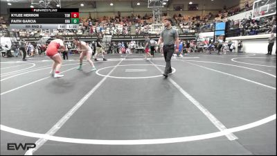 139-146 lbs Rr Rnd 2 - Kylee Herron, Team Conquer Wrestling vs Faith Garcia, Unattached