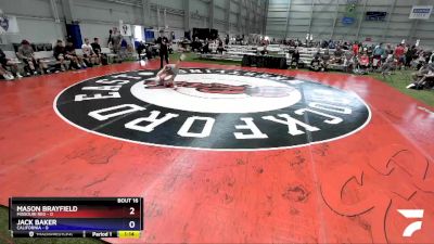 100 lbs Placement Matches (8 Team) - Mason Brayfield, Missouri Red vs Jack Baker, California