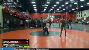 160 lbs Cons. Round 2 - Aidan Rayburn, New Lenox (PROVIDENCE CATHOLIC) vs Johnnie Robertson, Carol Stream (GLENBARD NORTH)