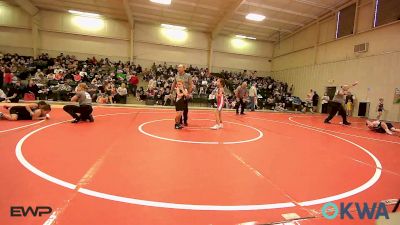 54-62 lbs Rr Rnd 2 - Hadlee Wilson, Fort Gibson Youth Wrestling vs Jade Coffman, Sallisaw Takedown Club