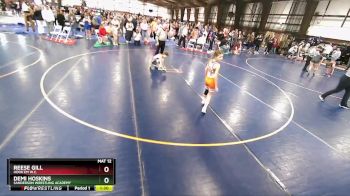 80 lbs 3rd Place Match - Reese Gill, Hook`Em W.C. vs Demi Hoskins, Sanderson Wrestling Academy