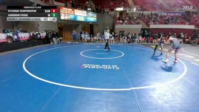 110 lbs Round 5 - Placement (4 Team) - KYLEIGH HUNTINGTON, Leander Glenn vs Addison Fogg, New Braunfels
