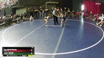 70 lbs Round 5 (6 Team) - Eli Armstrong, Idaho vs Colt Mixon, Kansas Rattlers