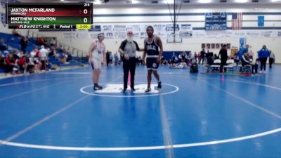 215 lbs Cons. Round 2 - Jaxton McFarland, Mannford vs Matthew Knighton, Nathan Hale