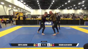 Richard Allen Gautier vs Cory W. Barton 2025 World IBJJF Jiu-Jitsu No-Gi Championship