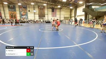 142 lbs Round Of 16 - Ethan Harvey, Illinois Menace Mario vs Nick Schwartz, PA Alliance Black