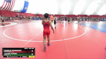 105-106 lbs Round 2 - Charles Dominguez, Vernon Hills vs Carter Peters, Buffalo