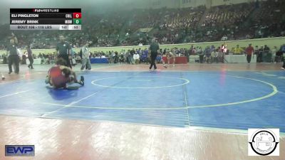 118 lbs Consi Of 64 #2 - Eli Pingleton, Collinsville Junior High vs Jeremy Brink, Midwest City JH