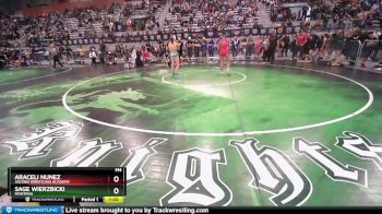 115 lbs Round 2 - Sage Wierzbicki, Montana vs Araceli Nunez, Ascend Wrestling Academy